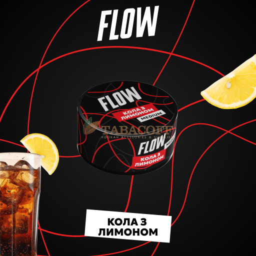 Тютюн Flow (Флоу) Кола з Лимоном 100г
