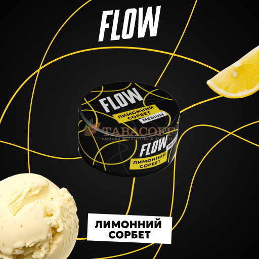 Тютюн Flow (Флоу) Лимонний Сорбет 100 г