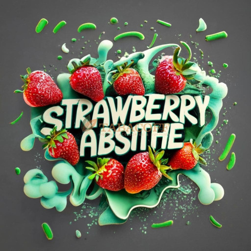 Тютюн для кальяну Hard Strawberry Absithe (Полуничний абсент) 250 гр