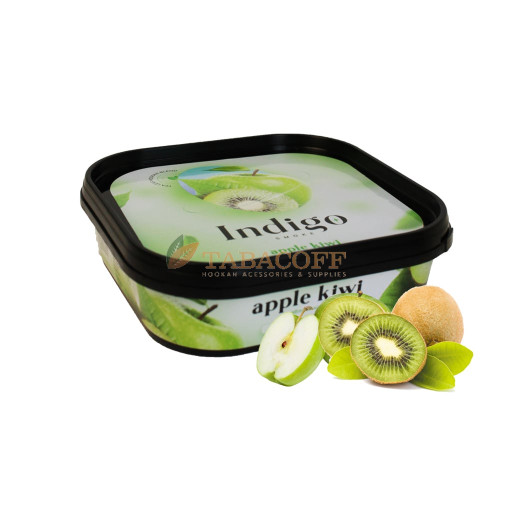 Бестабачная смесь для кальяна Indigo Apple Kiwi (Яблоко, Киви) 100 гр