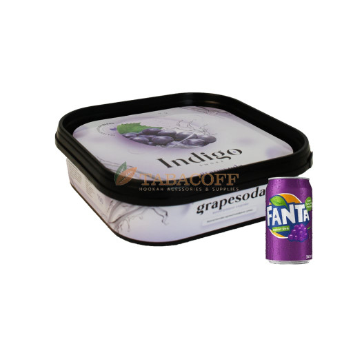 Бестабачная смесь для кальяна Indigo Grapesoda (Виноградная содовая) 100 гр