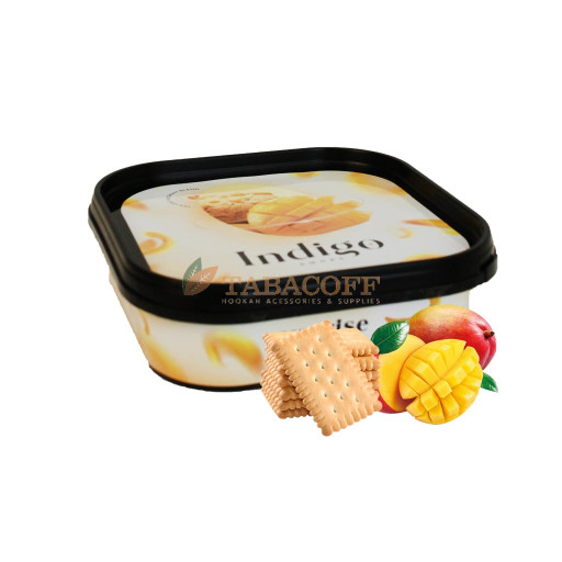 Бестабачная смесь для кальяна Indigo Sunrise (Манговое печенье) 100 гр