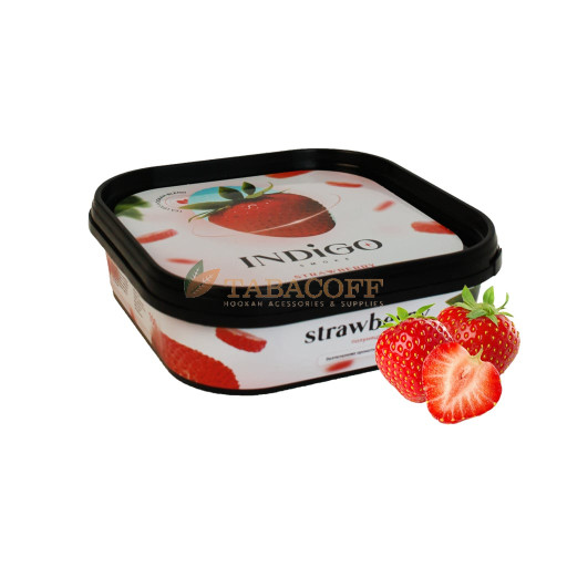Бестабачная смесь для кальяна Indigo Strawberry (Клубника) 100 гр