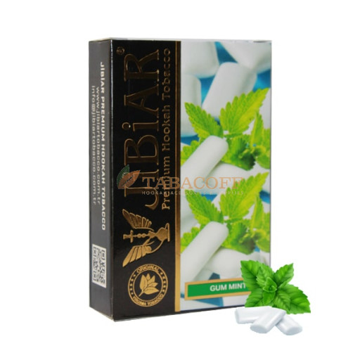 Табак для кальяна Jibiar Gum Mint (Жвачка, Мята) 50 гр