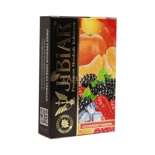 Табак для кальяна Jibiar Ice Raspberry Tangerine (Айс, Малина, Мандарин) 50 гр