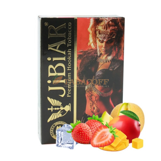 Табак для кальяна Jibiar Amazon (Дыня, клубника, лёд, манго) 50 гр