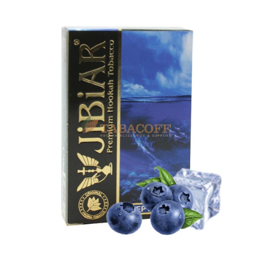Табак для кальяна Jibiar Deep blue (Черника, лёд) 50 гр