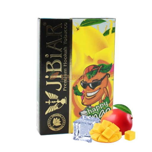 Табак для кальяна Jibiar Happy mango (Лёд, Манго) 50 гр