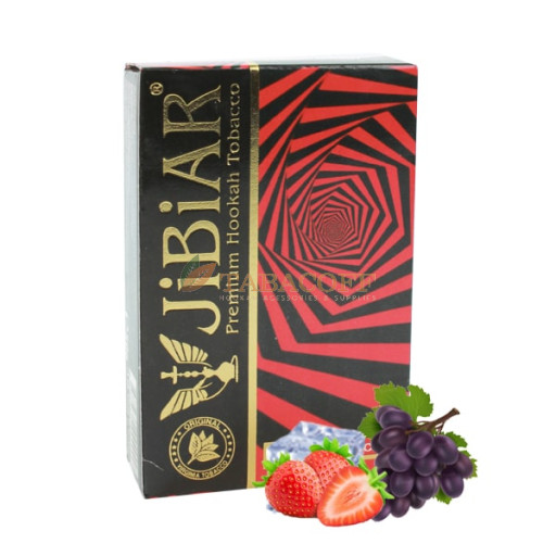 Табак для кальяна Jibiar Hypnotic (Черника, лёд, черный виноград) 50 гр