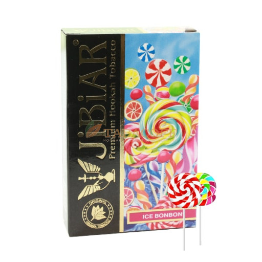 Табак для кальяна Jibiar Ice Bon Bon (Лёд, леденцы, малина, клубника) 50 гр