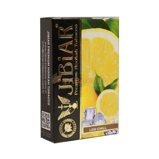 Табак для кальяна Jibiar Lem Chill (Лёд, Лимон) 50 гр
