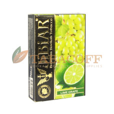 Табак для кальяна Jibiar Lime Grape (Виноград, Лайм) 50 гр