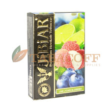 Табак для кальяна Jibiar Lime Lychee Blueberry (Лайм, Личчи, Черника) 50 гр