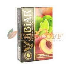 Табак для кальяна Jibiar Lime Peach (Лайм, Персик) 50 гр