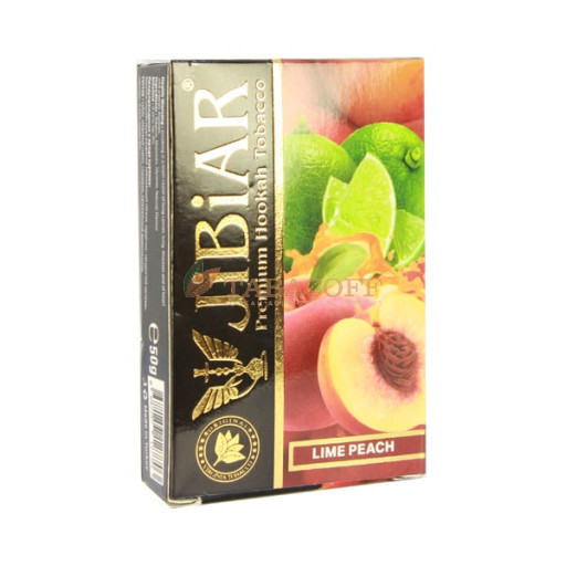 Табак для кальяна Jibiar Lime Peach (Лайм, Персик) 50 гр