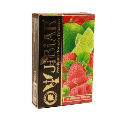Табак для кальяна Jibiar Lime Strawberry Raspberry (Лайм, Клубника, Малина) 50 гр