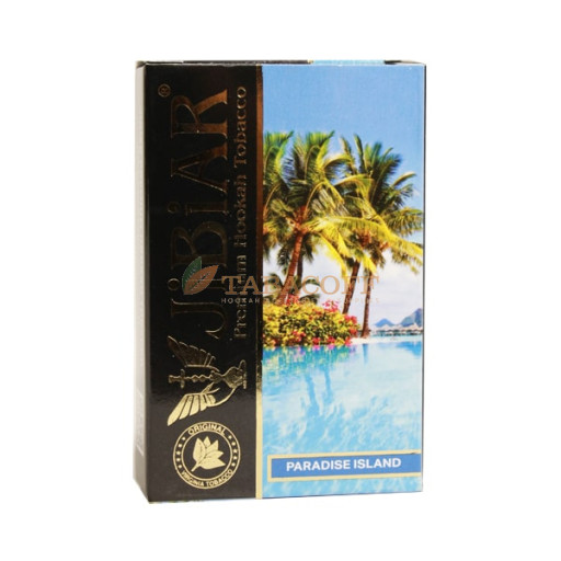 Табак для кальяна Jibiar Paradise Island (Арбуз, Ваниль, Дыня, Манго) 50 гр