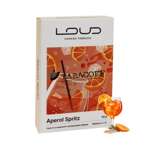 Тютюн для кальяну Loud Tobacco Light Aperol spritz (Апероль) 50 гр