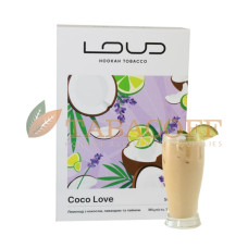 Тютюн для кальяну Loud Tobacco Light Coco Love (Лимонад з кокосом, лавандою та лаймом) 50 гр