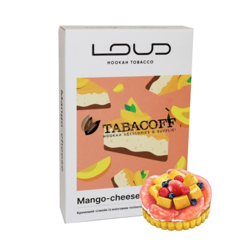Тютюн для кальяну Loud Tobacco Light Mango - cheese (Кремовий чізкейк із манговим топінгом) 50 гр