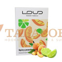 Тютюн для кальяну Loud Tobacco Light Spicy peach (Смажений персик з лаймом) 200 гр. Фото.
