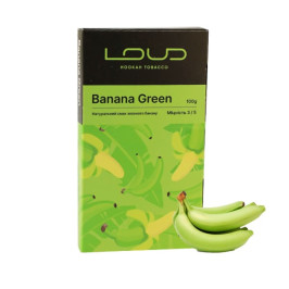 Табак для кальяна Loud Tobacco Banana Green (Зеленый банан) 100 гр