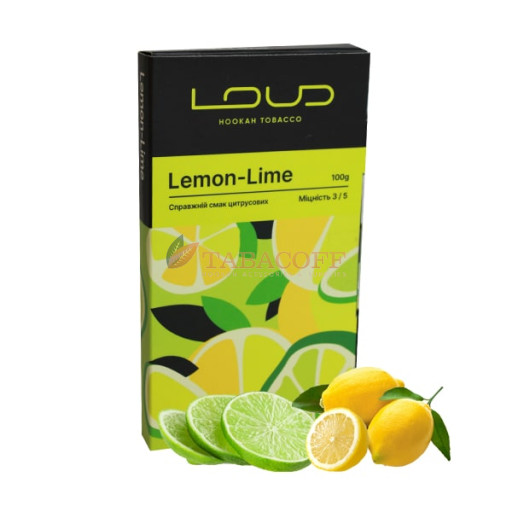 Тютюн для кальяну Loud Tobacco Lemon-lime (Лимон, Лайм) 100 гр