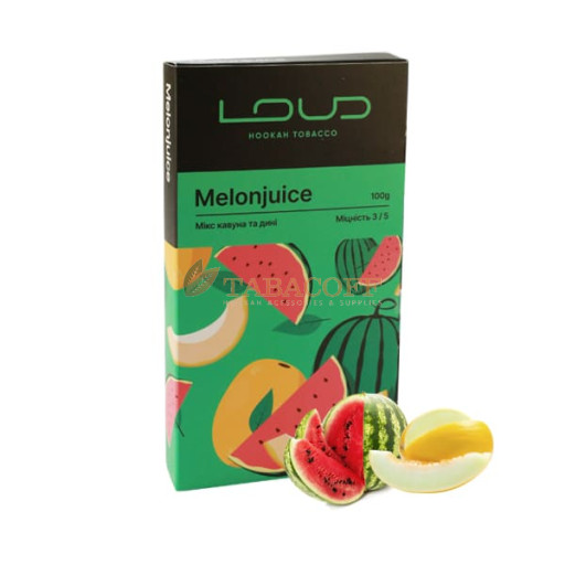 Тютюн для кальяну Loud Tobacco MelonJuice (Кавун Диня) 100 гр