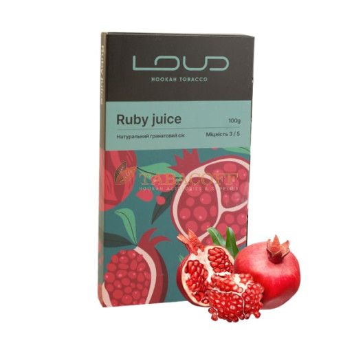 Тютюн для кальяну Loud Tobacco Ruby juice (Гранат) 100 гр