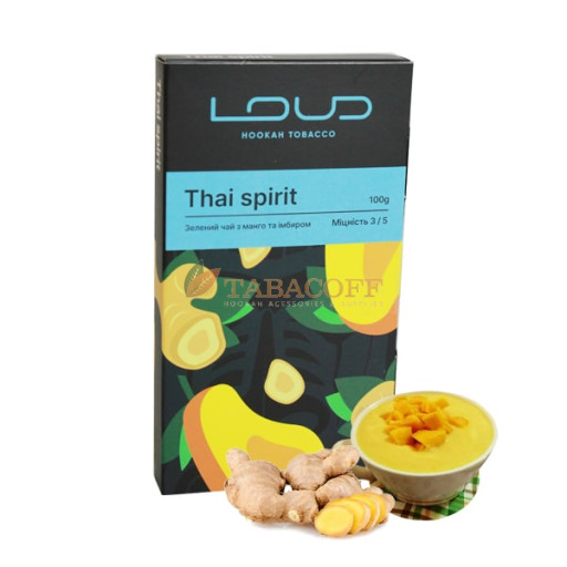 Тютюн для кальяну Loud Tobacco Thai spirit (Чай з манго та імбиром) 100 гр