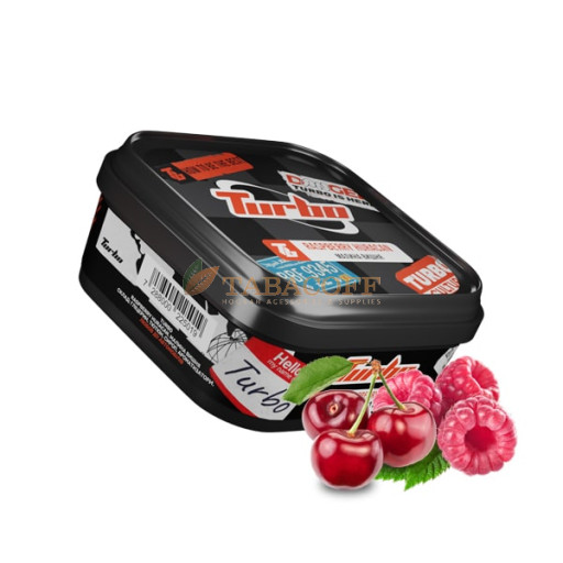 Тютюн Turbo RASPBERRY HURACAN (МАЛИНА, ВИШНЯ) 250 гр