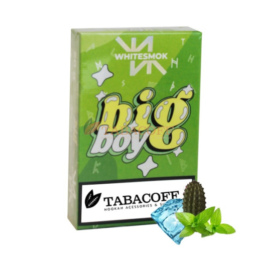 Табак для кальяна WhiteSmok BIG BOY (Кактус, мята, лёд) 50 гр