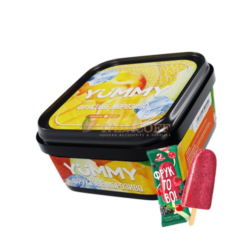 Тютюн Yummy (Яммі) Фруктове Морозиво (Манго, Персик, Диня) 250 г