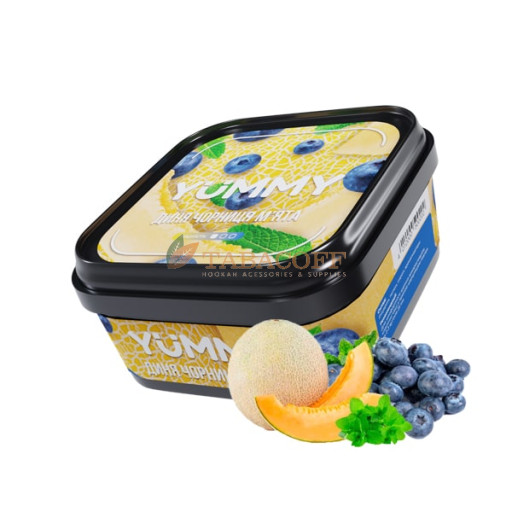 Тютюн Yummy (Яммі) Диня, Чорниця, М'ята 250 г