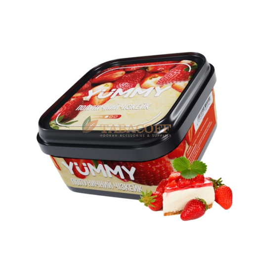 Тютюн Yummy (Яммі) Клубничный Чизкейк (Клубника, Печенье, Творожный крем) 250 г
